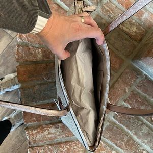 Kate Spade rose glitter purse Brand NEW